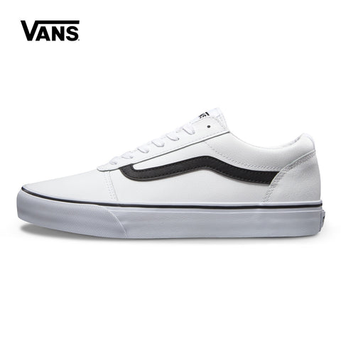 Vans Men's White Active Ward Low-top Skateboarding Shoes